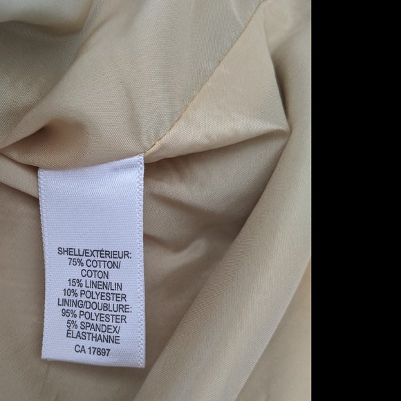 Banana Republic pale yellow tweed pencil skirt - Picture 8 of 12